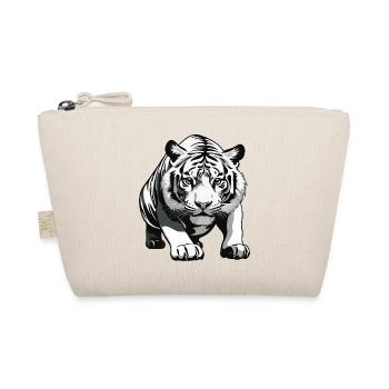 Tiger - Animal Design - Bio-Täschchen - Natur - Vorne