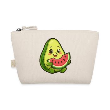 Avocado Melon Watermelon Summer Fruit Design - Organic Pouch - nature - Front