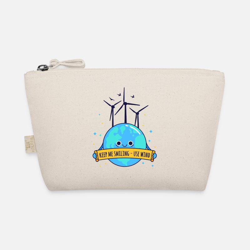Keep Me Smiling – Use Wind Power Organic Pouch