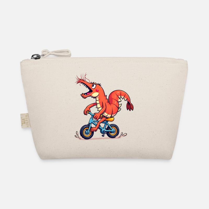 Bunte Fahrradgarnelen Bio-Täschchen