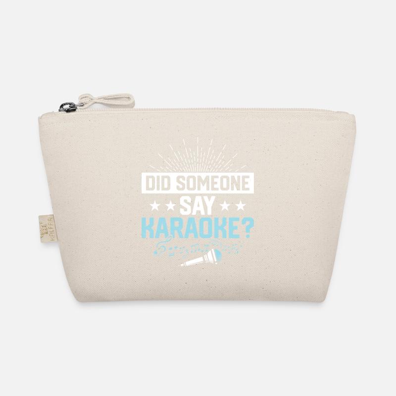 Did Someone Say Karaoke? Singer Singing Organic Pouch