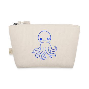 Octopus, Octopus, Octopus, Squid, Cephalopod, Cute, Cute - Organic Pouch - nature - Front