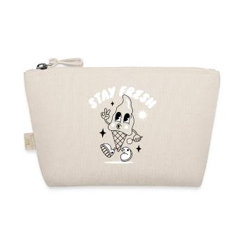 Skurriles Stay Fresh Walking Maskottchen mit Sonnenschliff - Bio-Täschchen - Natur - Vorne