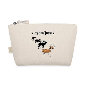 Die Evolution der Hirsche – Lustige Stadien der Evolution. - Bio-Täschchen - Natur - Vorne
