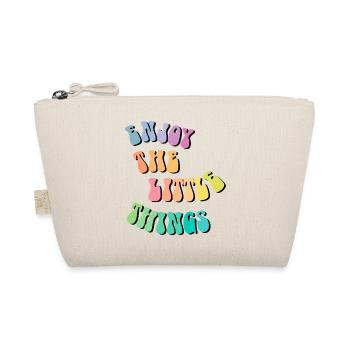 Enjoy little things - Gift idea - Gift - Organic Pouch - nature - Front