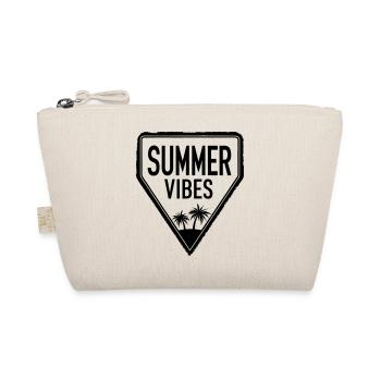 Design SUMMER VIBES avec lettrage cool - Trousse biologique - nature - Devant
