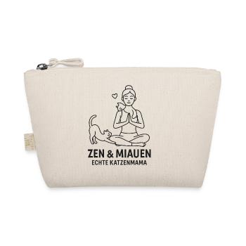 Zen and Meow Cat Mom - Organic Pouch - nature - Front