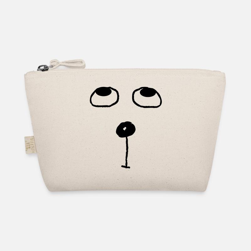 Drôle de visage de chat Trousse biologique