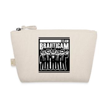 Groom Team Party Bachelor Party - Organic Pouch - nature - Front