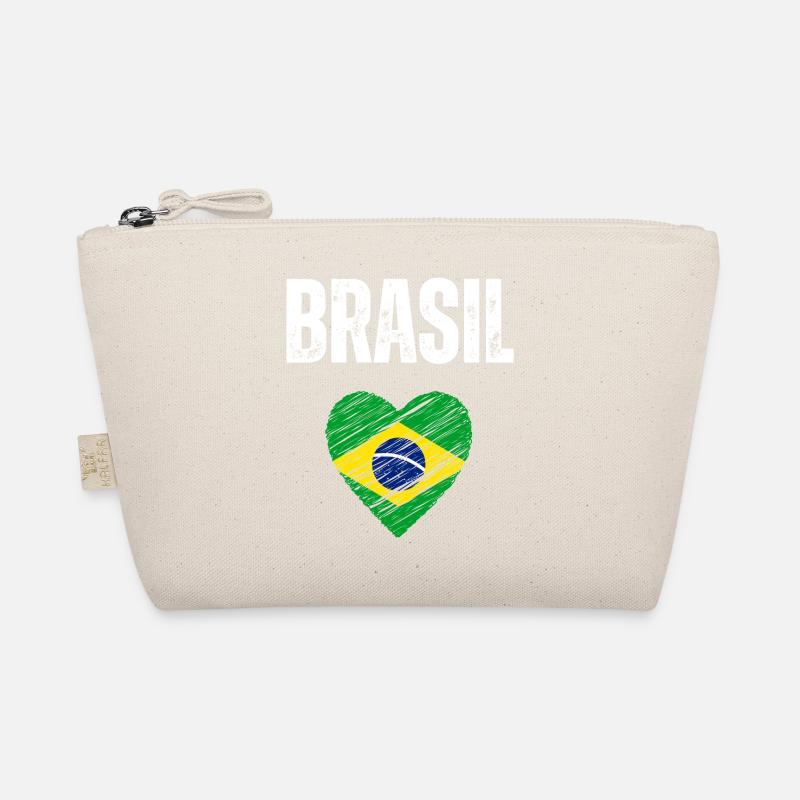J’aime le Brésil, drapeau du Brésil Trousse biologique