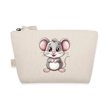 Mignon bébé souris - Trousse biologique - nature - Devant