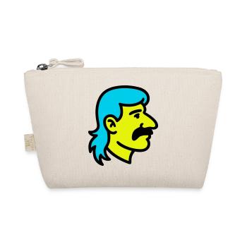 Mullet Man Pop Art - Organic Pouch - nature - Front