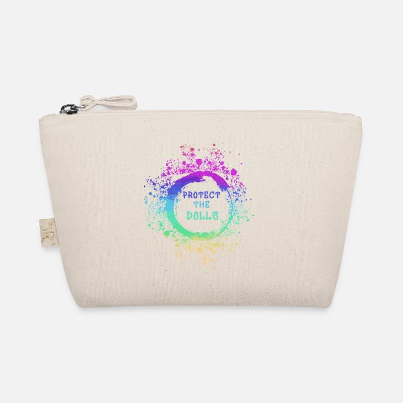 trans, pride, LGBT,regenbogen, protect the dolls Organic Pouch