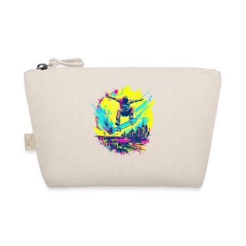 Neon Skater – Ride or Die Graffiti Style - Bio-Täschchen - Natur - Vorne