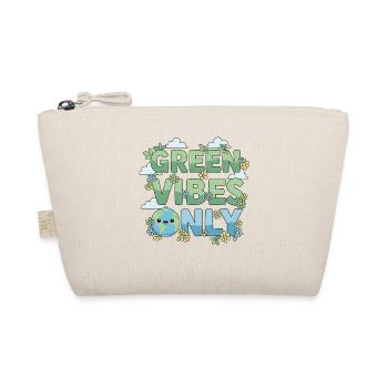 Green Vibes Only Eco Lifestyle - Bio-Täschchen - Natur - Vorne
