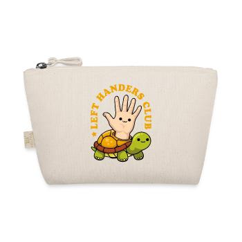 Left Handers Club - Skurrile Schildkröte - Bio-Täschchen - Natur - Vorne