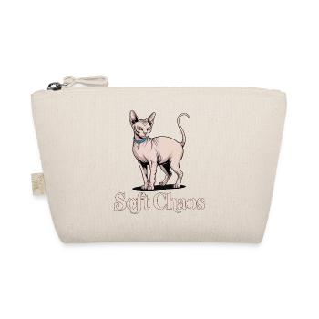 Soft Chaos Sphynx Cat - Organic Pouch - nature - Front