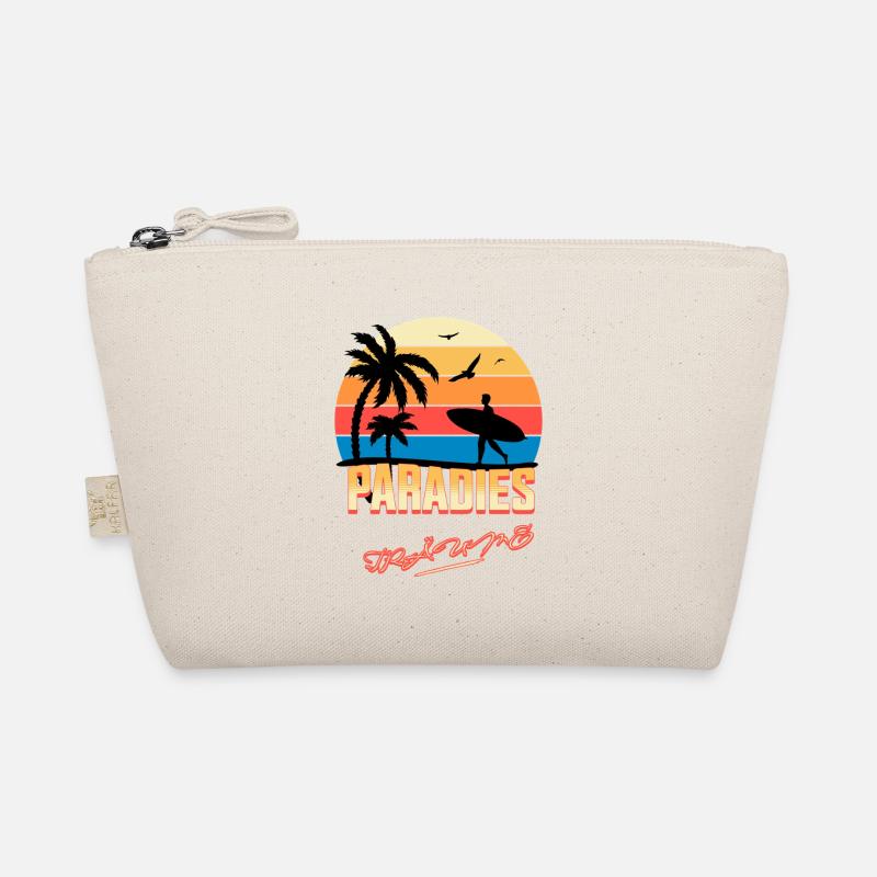 Plage vacances coucher de soleil illustration Trousse biologique
