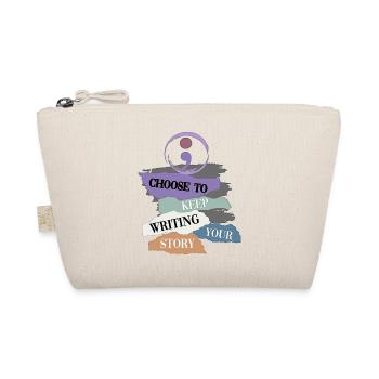 Inspirational Writing Motivation Tapestry - Organic Pouch - nature - Front