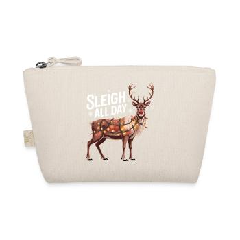 Sleigh All Day - Organic Pouch - nature - Front
