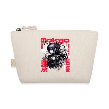 Femme Anime Gothique Foncé Avec Des Roses - Trousse biologique - nature - Devant