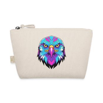 Geometric eagle in neon style - Organic Pouch - nature - Front