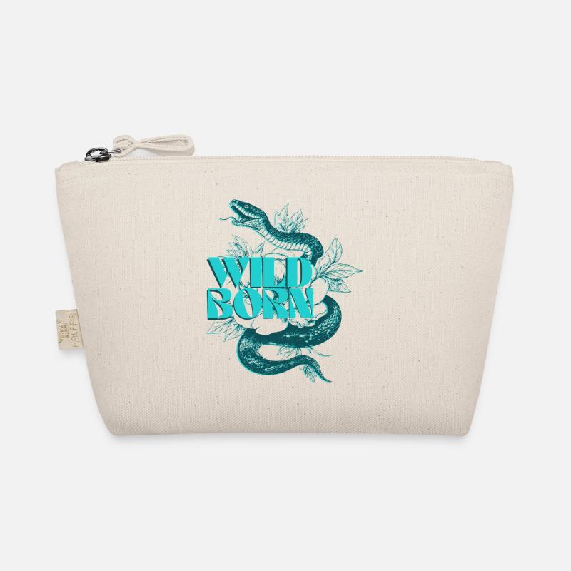 Wild Born Snake Botanisches Design Bio-Täschchen