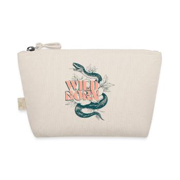Wild Born Snake and Plant Illustration - Organic Pouch - nature - Front