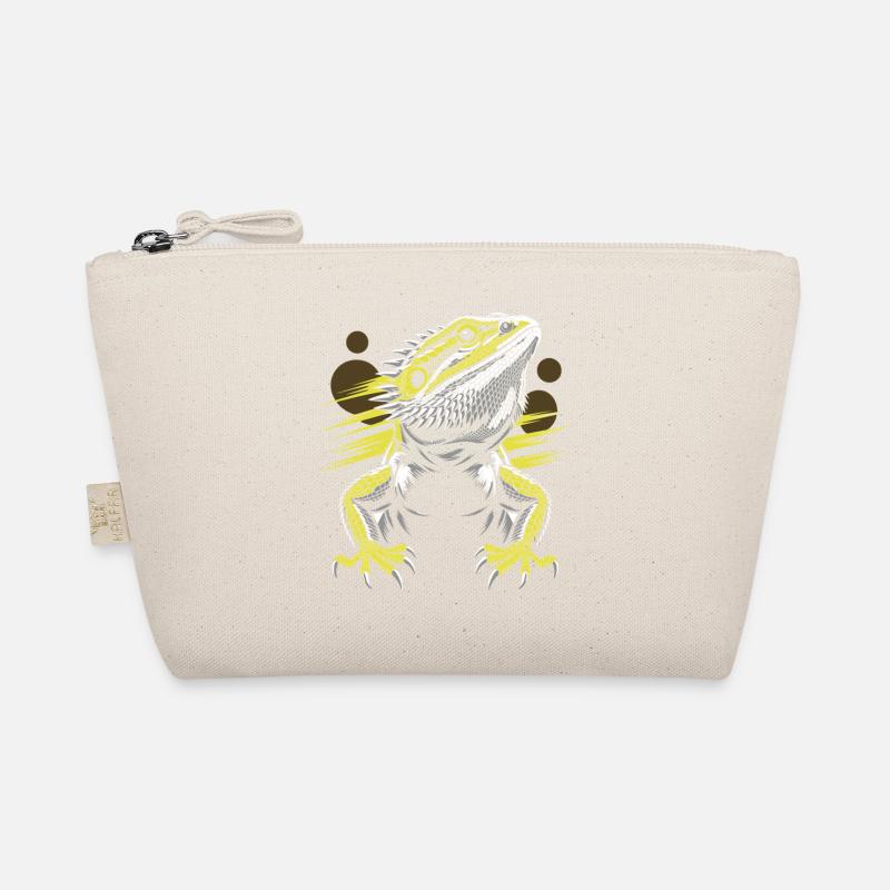 Dragon Head Bearded Dragon Lizard Organic Pouch