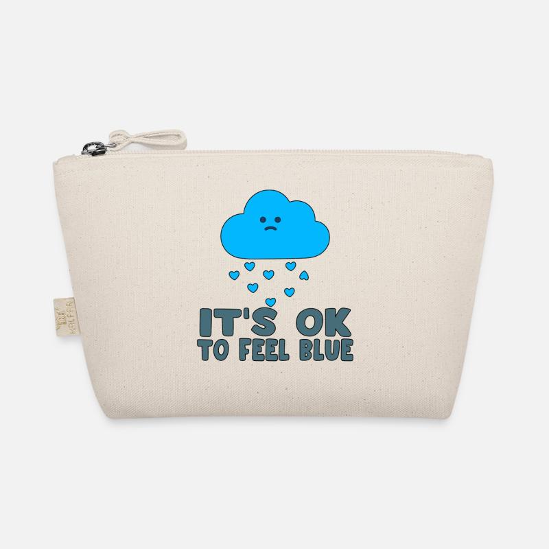 Nuage Mélancolique Cœurs Bleus Trousse biologique