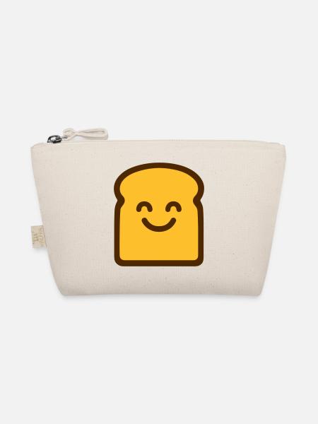 Cute Toast - Organic Pouch - nature - Front