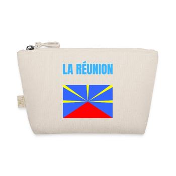 T-shirt drapeau La Réunion volcan - Trousse biologique - nature - Devant