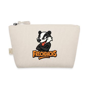 Frechdachs Cartoon Badger Motiv - Bio-Täschchen - Natur - Vorne