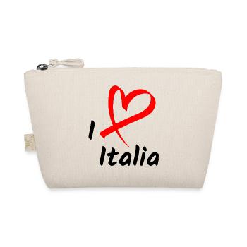 I Love Italia Cadeau Coeur - Trousse biologique - nature - Devant