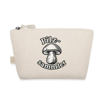 Pilz Sammler Motiv - Bio-Täschchen - Natur - Vorne
