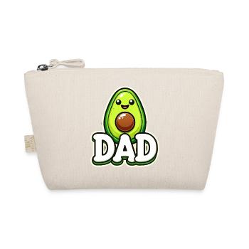 Avocado Dad, Funny Fathers Loves Avocados  - Organic Pouch - nature - Front