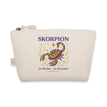 Sternzeichen Skorpion - Bio-Täschchen - Natur - Vorne