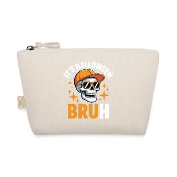 T-shirt d’Halloween Bruh Skull - Trousse biologique - nature - Devant