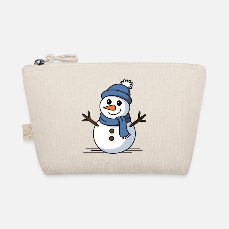 Snowman Winter Magic Organic Pouch