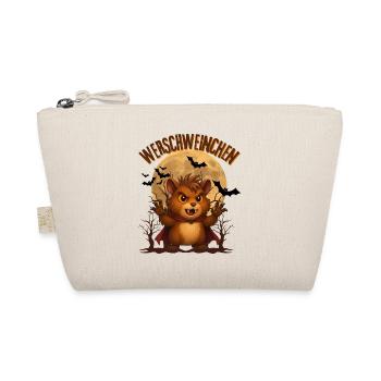 Vampirhamster  Meerschweinchen als Werwolf - Bio-Täschchen - Natur - Vorne