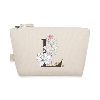 Letter L Liana - Organic Pouch - nature - Front