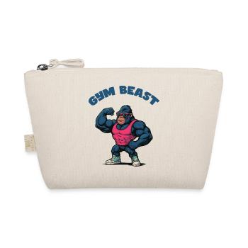 Gorilla Muscles Cartoon - Organic Pouch - nature - Front