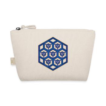 Motif hexagonal Géométrie Festival de musique Sport Yoga - Trousse biologique - nature - Devant