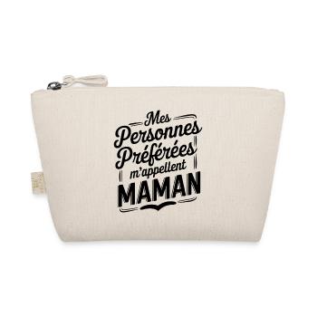 My Favorite People Call Me Mom - Organic Pouch - nature - Front