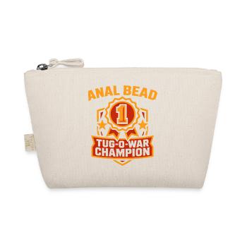 Bead Tug O War Champion Erwachsenen Humor Frauen s - Bio-Täschchen - Natur - Vorne