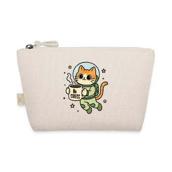 Chat astronaute tasse zen - Trousse biologique - nature - Devant