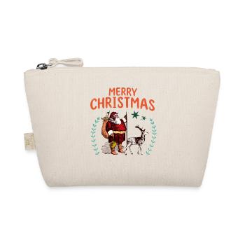 Illustration de renne vintage du Père Noël - Trousse biologique - nature - Devant