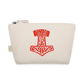 Thor's Hammer (Red) - Organic Pouch - nature - Front