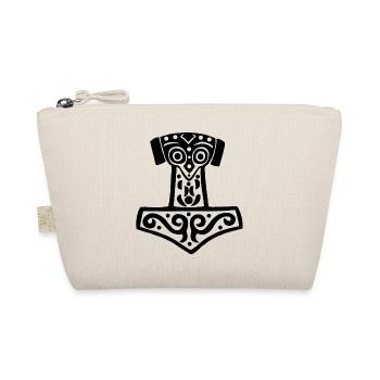 Thor's Hammer (Black) - Organic Pouch - nature - Front