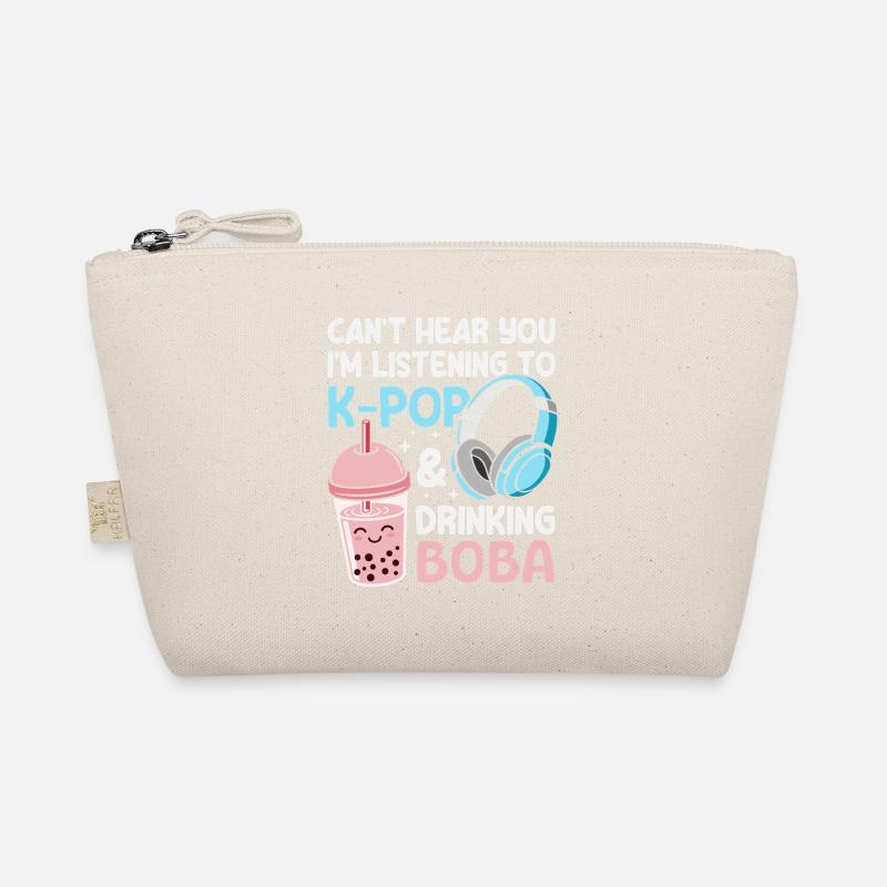 K-Pop Musique pop coréenne Bubble Tea Boba Trousse biologique